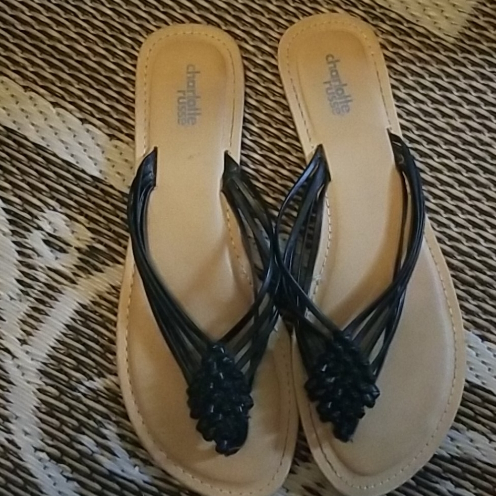 Charlotte Russe backless sandals